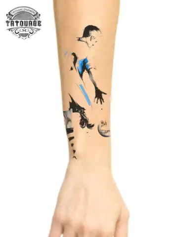 tatouage ephemere avant bras sport photo Tatouage éphémère avant bras sport
