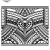 Tatouage éphémère avant bras tahitien