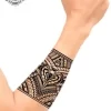 Tatouage éphémère avant bras tahitien