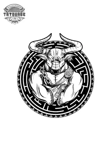 tatouage ephemere avant bras taureau Tatouage éphémère avant bras taureau