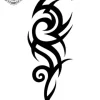 Tatouage éphémère avant bras tribal