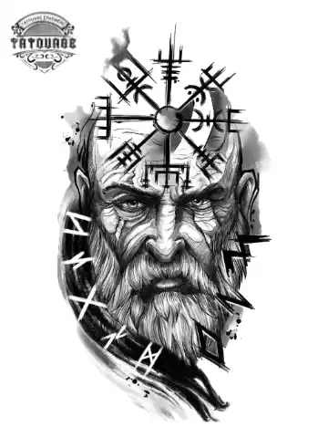 tatouage ephemere avant bras viking Tatouage éphémère avant bras viking