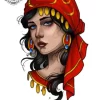 tatouage ephemere avant bras visage Tatouage éphémère avant bras visage