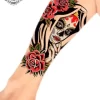 tatouage ephemere avant bras visage femme photo Tatouage éphémère avant bras visage femme