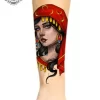 tatouage ephemere avant bras visage photo Tatouage éphémère avant bras visage