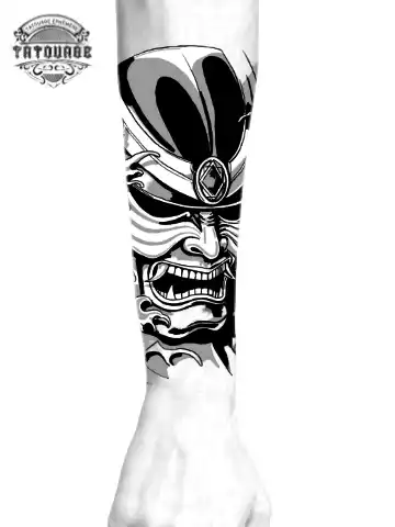 tatouage ephemere avant bras yakuza photo Tatouage éphémère avant bras yakuza