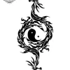 tatouage ephemere avant bras ying yang Tatouage éphémère avant bras ying yang