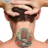 tatouage ephemere bateau nuque photo Tatouage éphémère bateau nuque