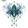 tatouage ephemere bijoux nuque Tatouage éphémère bijoux nuque