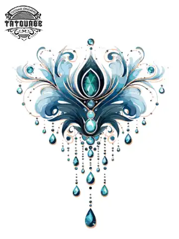 tatouage ephemere bijoux nuque Tatouage éphémère bijoux nuque