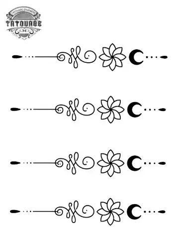 Tatouage éphémère bracelet discret