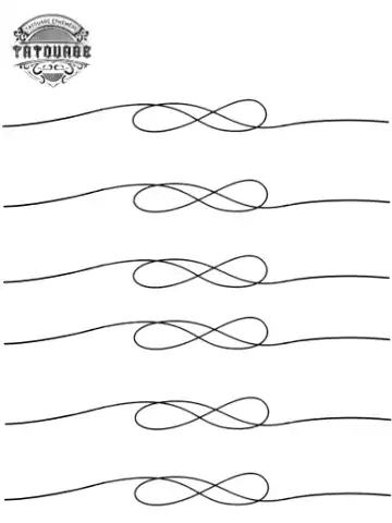 tatouage ephemere bracelet infini Tatouage éphémère bracelet infini
