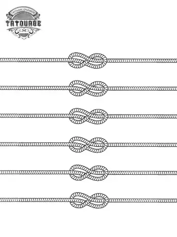 tatouage ephemere bracelet noeud Tatouage éphémère bracelet noeud