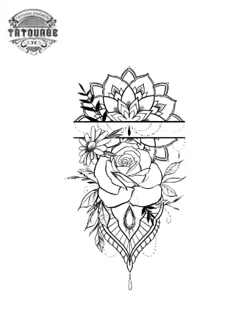 Tatouage éphémère bracelet oriental