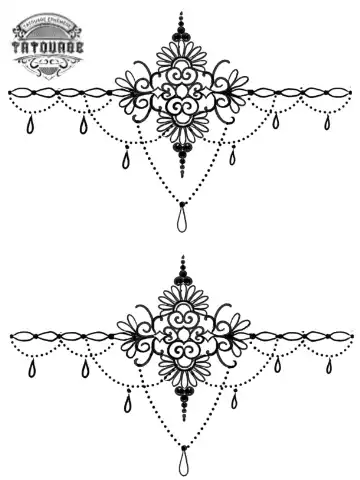 tatouage ephemere bracelet ornement Tatouage éphémère bracelet ornement