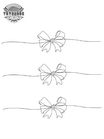 tatouage ephemere bracelet ruban Tatouage éphémère bracelet ruban