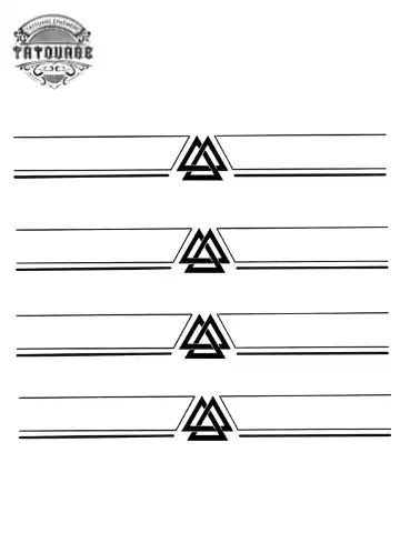 Tatouage éphémère bracelet simple