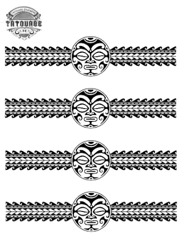 tatouage ephemere bracelet soleil Tatouage éphémère bracelet soleil