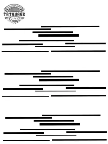 Tatouage éphémère bracelet trait