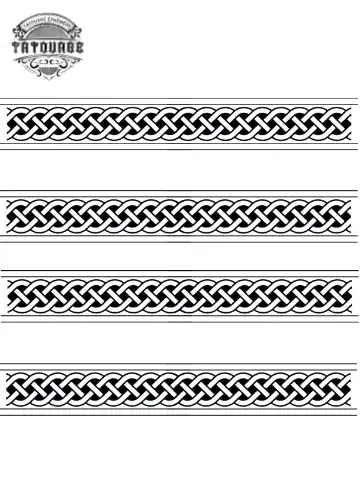 tatouage ephemere bracelet viking homme Tatouage éphémère bracelet viking homme