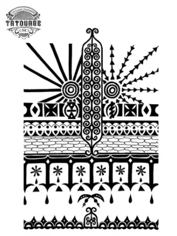 tatouage ephemere bracelet viking Tatouage éphémère bracelet viking