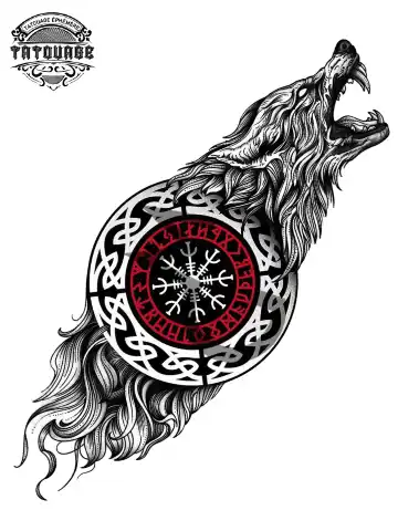 Tatouage éphémère bras celtique