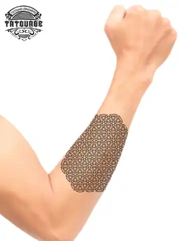 tatouage ephemere bras cercle photo Tatouage éphémère bras cercle