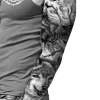 Tatouage éphémère bras complet animaux
