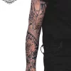 Tatouage éphémère bras complet chapelet