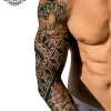 Tatouage éphémère bras complet croix