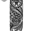 Tatouage éphémère bras complet maorie