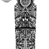 Tatouage éphémère bras complet viking