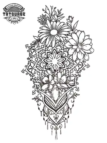 tatouage ephemere bras dentelle Tatouage éphémère bras dentelle