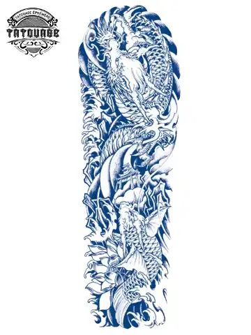 tatouage ephemere bras dragon Tatouage éphémère bras dragon