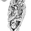 tatouage ephemere bras e?gyptien Tatouage éphémère bras égyptien