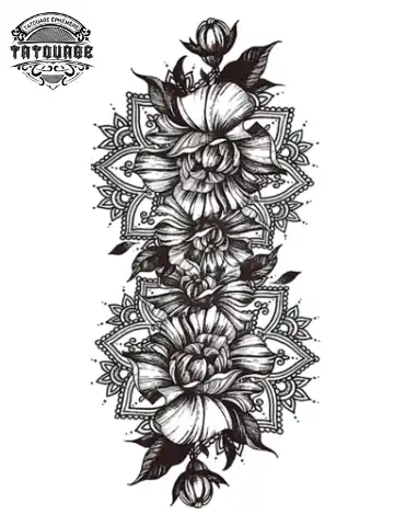 tatouage ephemere bras femme mandala Tatouage éphémère bras femme mandala