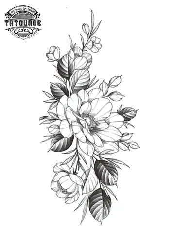 tatouage ephemere bras fleur Tatouage éphémère bras fleur