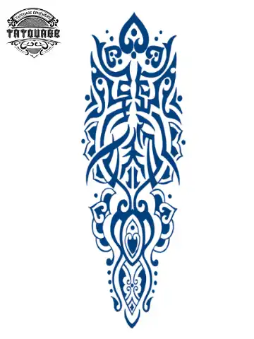 tatouage ephemere bras homme tribal Tatouage éphémère bras homme tribal