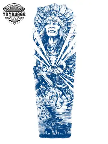 tatouage ephemere bras indien Tatouage éphémère bras indien