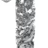 Tatouage éphémère bras japonais noir et blanc