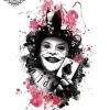 tatouage ephemere bras joker Tatouage éphémère bras joker