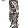 tatouage ephemere bras lion femme Tatouage éphémère bras lion femme