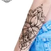 tatouage ephemere bras lotus photo Tatouage éphémère bras lotus