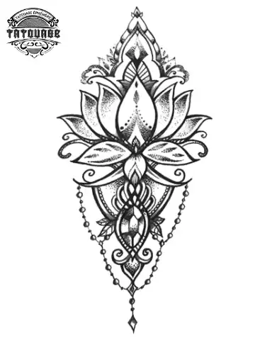 tatouage ephemere bras lotus Tatouage éphémère bras lotus