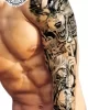 tatouage ephemere bras loup photo Tatouage éphémère bras loup