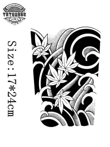 Tatouage éphémère bras manchette