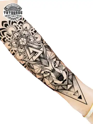 tatouage ephemere bras mandala photo Tatouage éphémère bras mandala