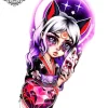 tatouage ephemere bras manga Tatouage éphémère bras manga