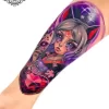 tatouage ephemere bras manga photo Tatouage éphémère bras manga