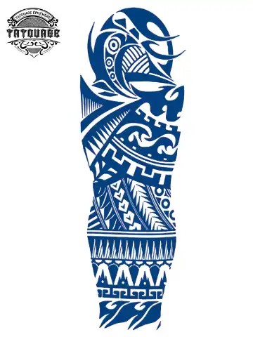 tatouage ephemere bras maorie Tatouage éphémère bras maorie